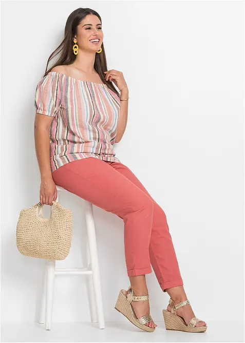 Pantalon en lin, bonprix