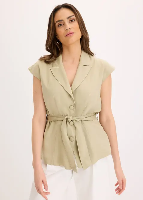 Blazer sans manches en Lyocell, bonprix