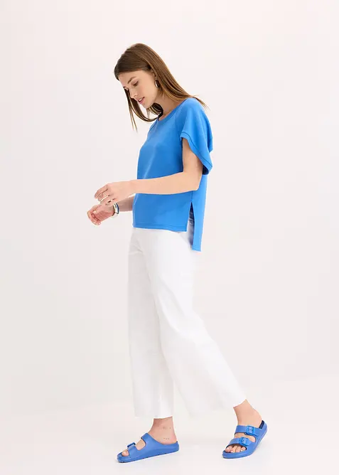 T-shirt oversize fluide en viscose mélangée, bonprix