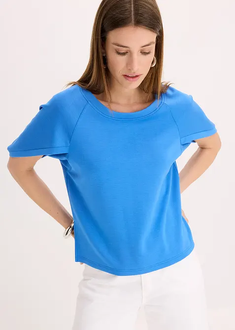 T-shirt oversize fluide en viscose mélangée, bonprix