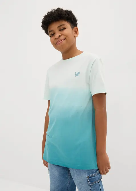 T-shirt 100% coton avec dégradé de couleur, bonprix