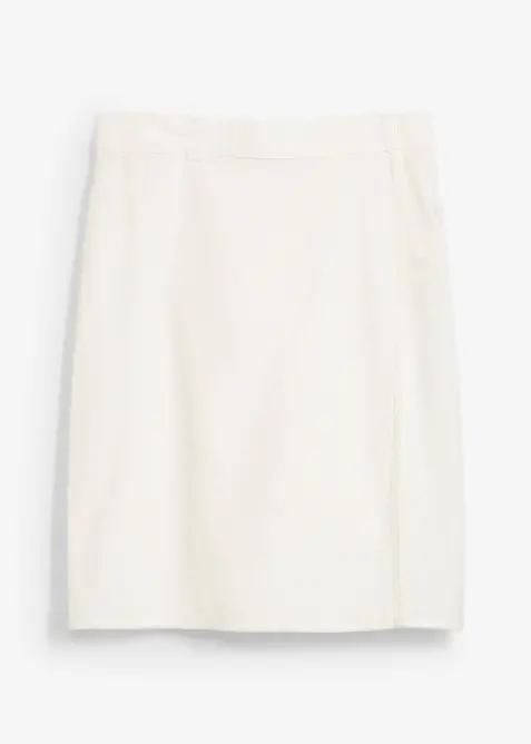 Mini-jupe en twill, bonprix