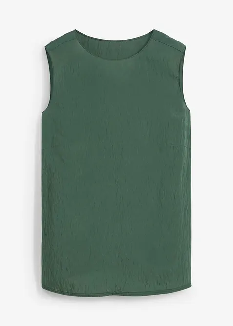 Top en viscose mélangée, effet froissé, bonprix