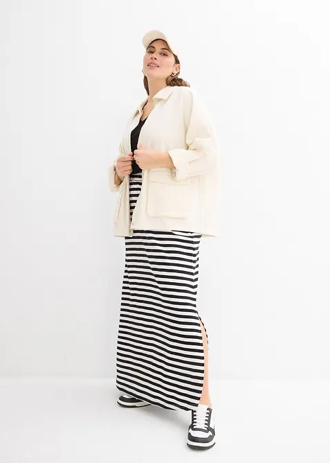 Jupe longue 100% coton, bonprix