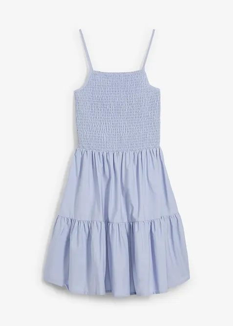 Robe &agrave; fines bretelles 100% coton, bonprix