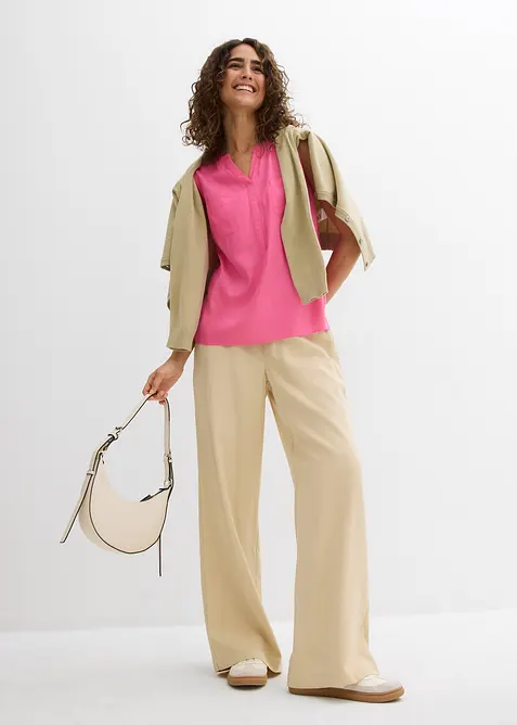 Blouse sans manches en viscose fluide, bonprix