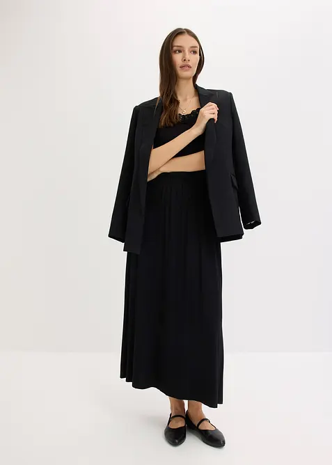 Robe en jersey avec dentelle, bonprix