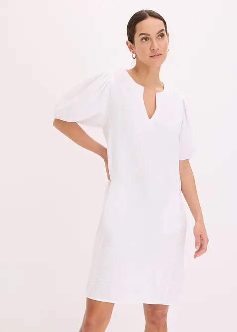 Robe courte en gaze de coton, bonprix