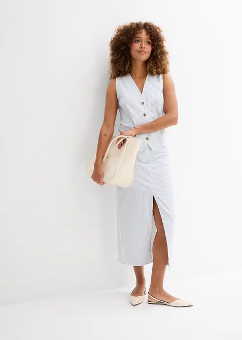 Jupe en jean, bonprix