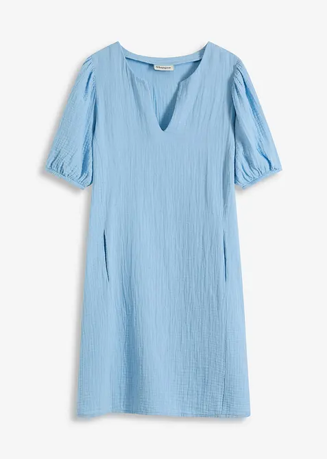 Robe courte en gaze de coton, bonprix