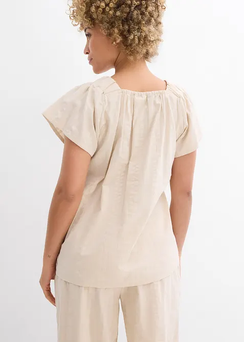 Tunique-blouse en seersucker coton, bonprix