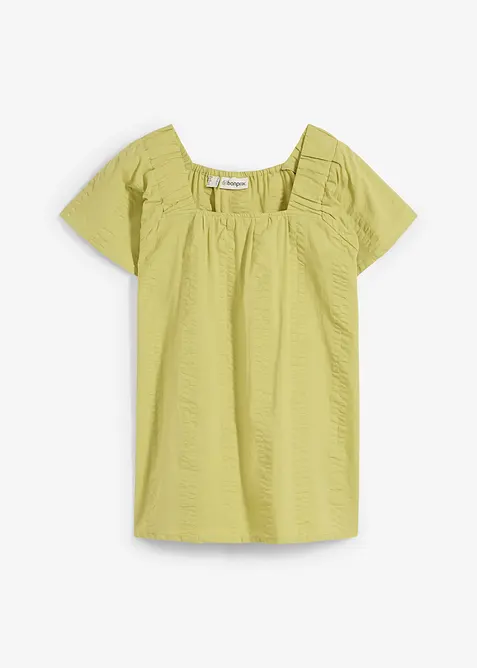 Tunique-blouse en seersucker coton, bonprix
