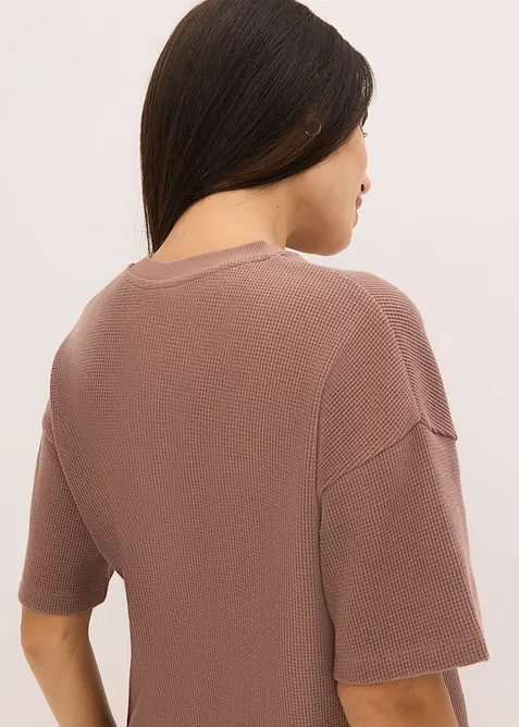 Ensemble short d&rsquo;int&eacute;rieur en jersey gaufr&eacute;, bonprix