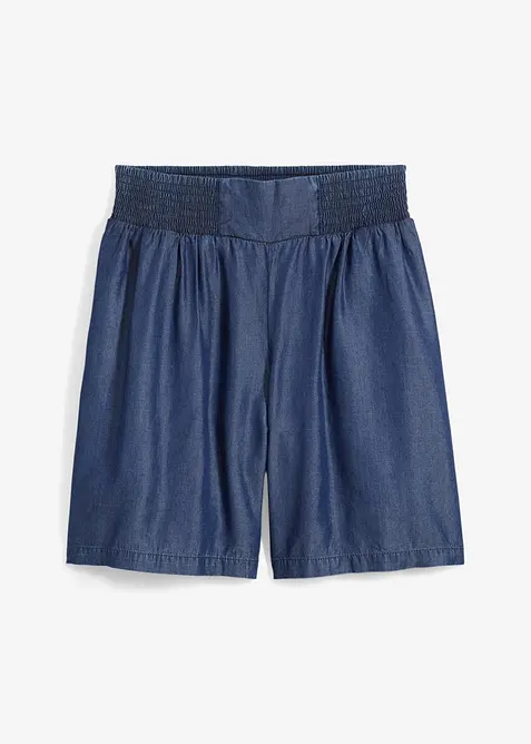 Short à taille élastiquée et smockée, bonprix