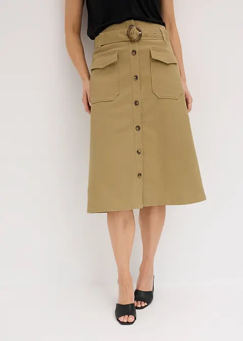 Jupe en twill, bonprix