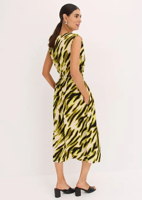 Robe en jersey à taille smockée, bonprix