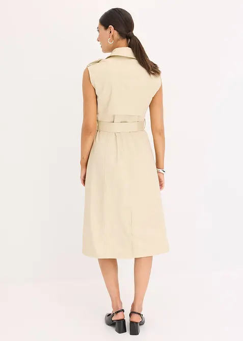Robe trench avec ceinture (ens. 2 pces), bonprix