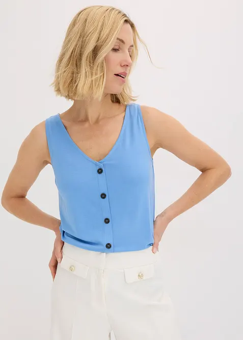 Top boutonn&eacute;, bonprix