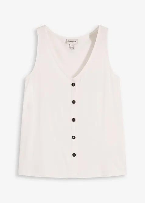 Top boutonné, bonprix