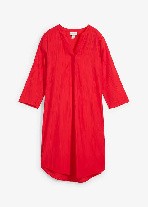 Robe-tunique texturée en viscose majoritaire, bonprix