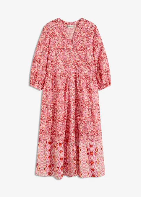 Robe midi en coton léger, bonprix
