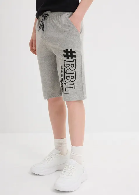 Lot de 2 bermudas garçon, bonprix