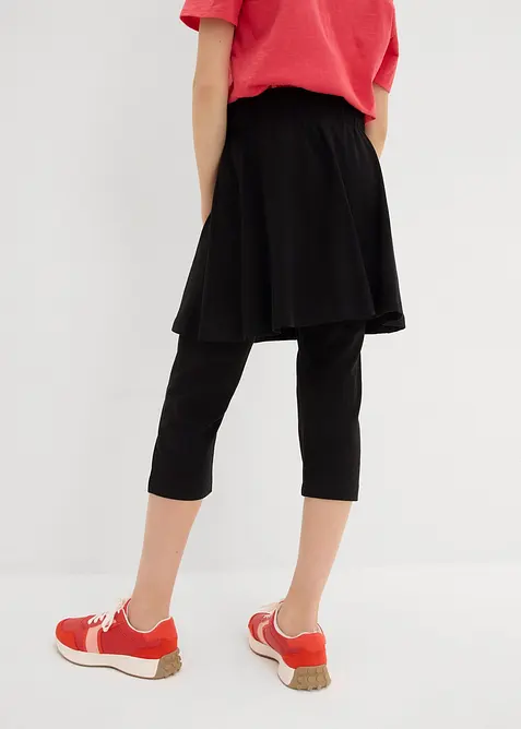 Legging 3/4 avec jupe int&eacute;gr&eacute;e, bonprix