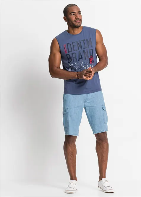 Lot de 2 débardeurs marcel 100% coton, bonprix