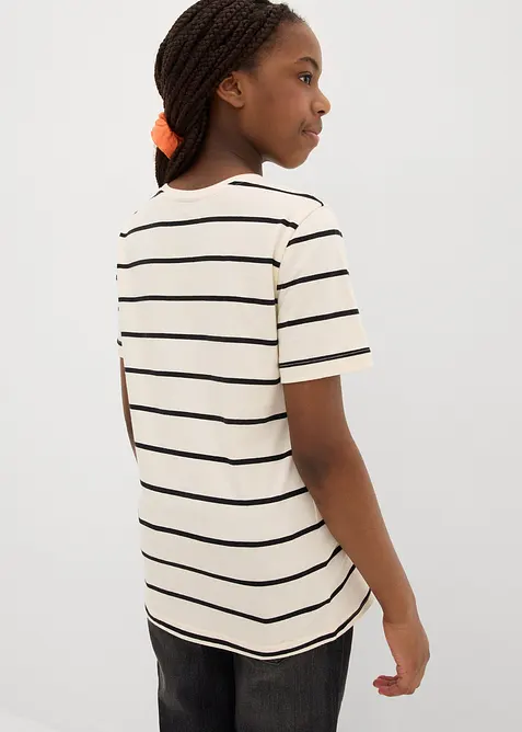 Lot de 2 T-shirts 100% coton, bonprix