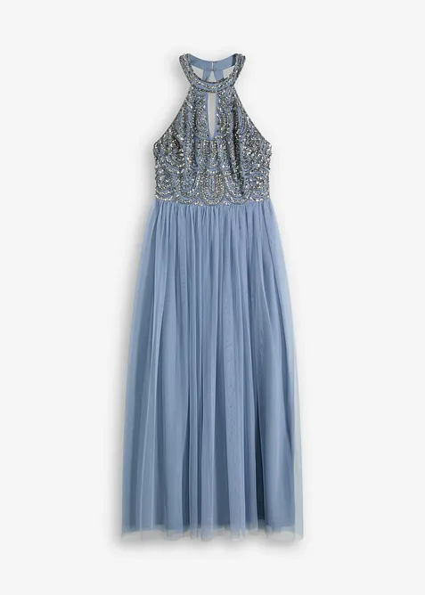 Robe longue brodée de sequins, bonprix