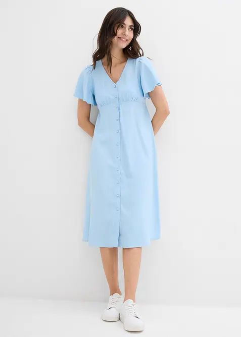 Robe de grossesse et d'allaitement avec patte de boutonnage, bonprix