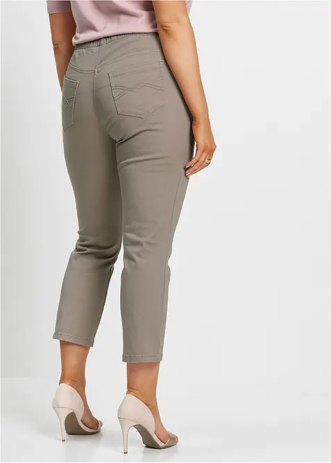 Pantalon 7/8 &agrave; taille &eacute;lastiqu&eacute;e, bonprix