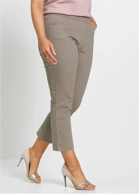 Pantalon 7/8 &agrave; taille &eacute;lastiqu&eacute;e, bonprix