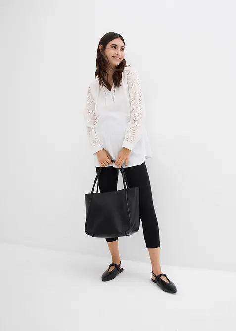 Lot de 2 leggings de grossesse, longueur 3/4, bonprix