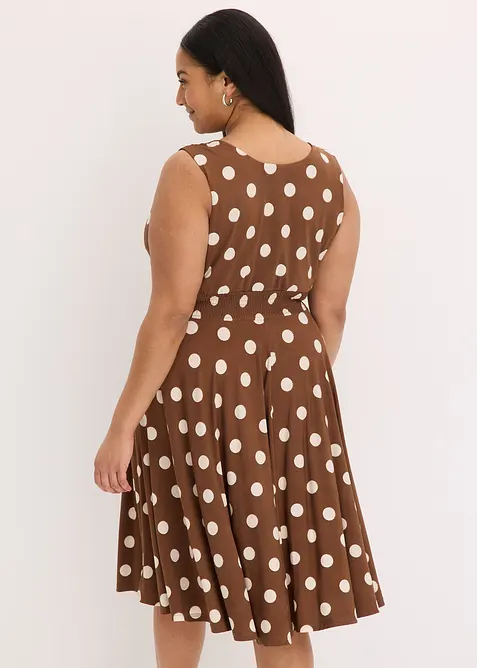 Robe en jersey à pois, bonprix