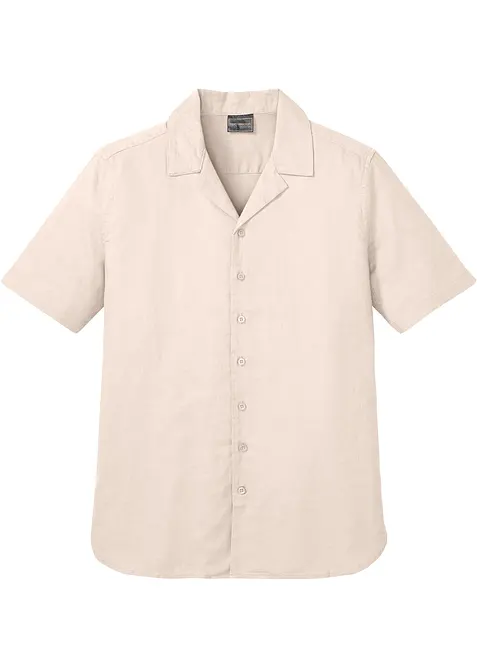 Chemise manches courtes en lin, bonprix