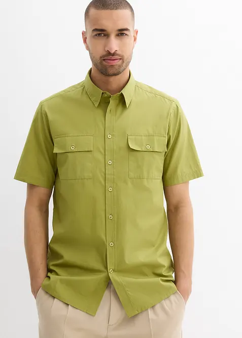 Chemise manches courtes 100 % coton, bonprix