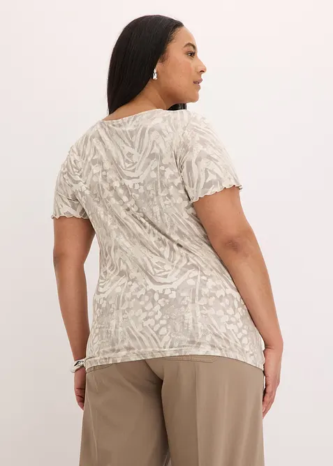 T-shirt &agrave; base &eacute;lastiqu&eacute;e, bonprix