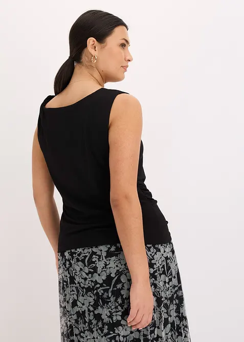 Top en jersey twisté, bonprix