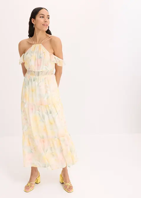 Robe longue imprimée, bonprix
