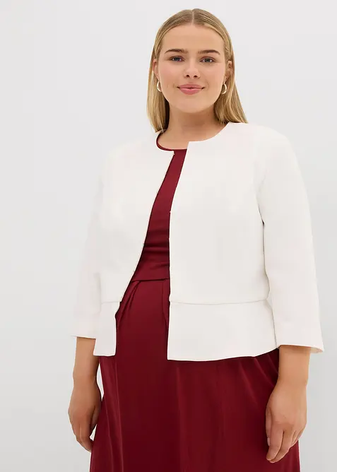 Blazer de grossesse court en satin, bonprix