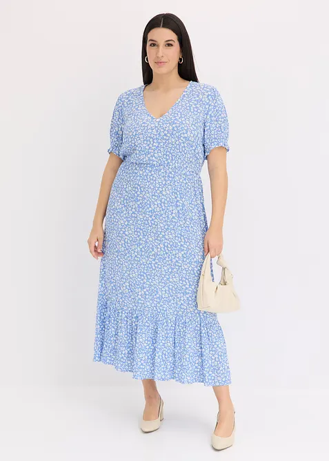 Robe longue imprim&eacute;e, bonprix