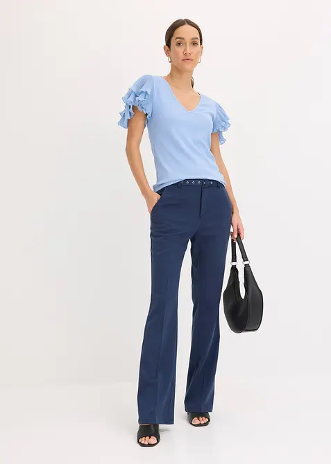 T-shirt &agrave; volants, bonprix