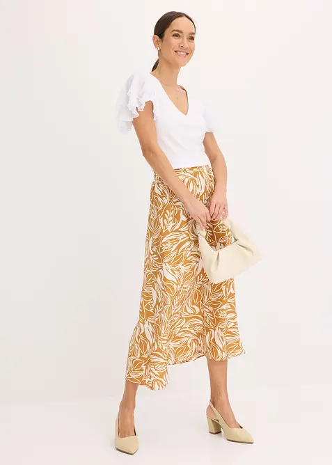 T-shirt &agrave; volants, bonprix