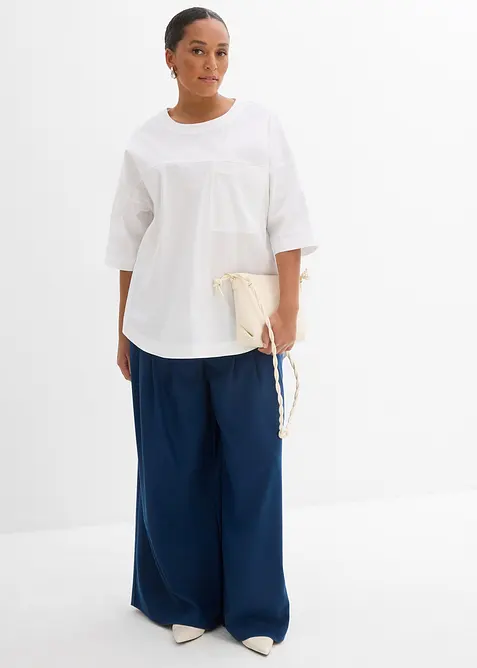 Blouse en jersey oversize, bonprix