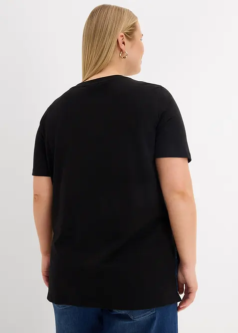 T-shirt 2en 1  de grossesse et d'allaitement avec fentes sur le c&ocirc;t&eacute;, bonprix