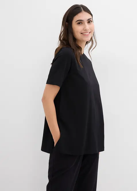 T-shirt 2en 1  de grossesse et d'allaitement avec fentes sur le côté, bonprix