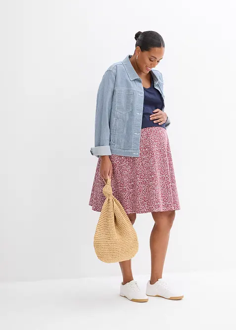 Robe 2en 1 de grossesse et d'allaitement en jersey coton, bonprix