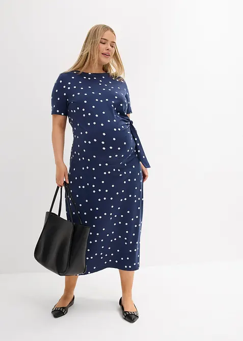 Robe midi de grossesse en jersey coton, bonprix