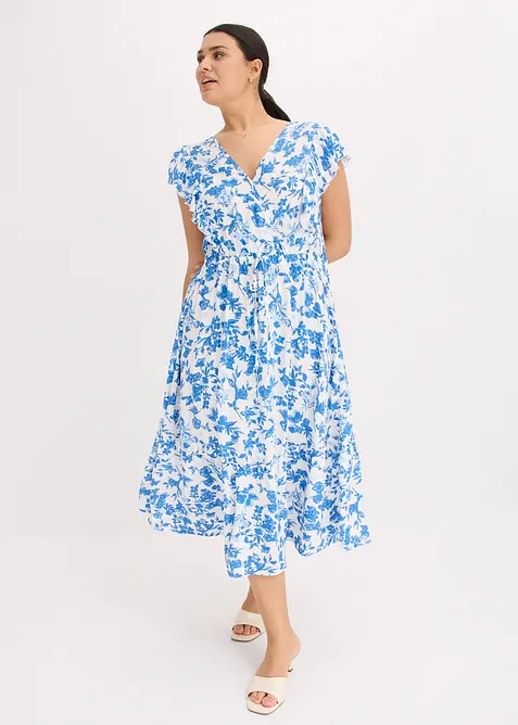 Robe midi en viscose fluide, bonprix